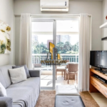 Flat mobiliado para alugar nos Jardins 30m² 1 suíte e 1 vaga próximo à Avenida Paulista