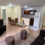 Flat mobiliado para alugar na Vila Olímpia 40m² 2 dormitórios com vaga próximo à Faria Lima